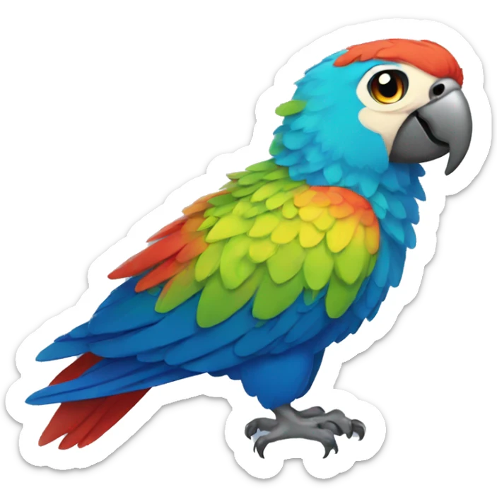Parrot sticker