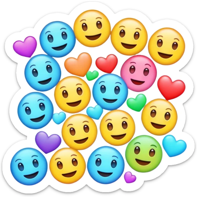 Vibrant emoji puzzle video.
Use bright colors, playful tones, and smooth animations.
Background in pastel gradient.
Emojis pop with slight bounce animation.
Fun and energetic quiz style. sticker