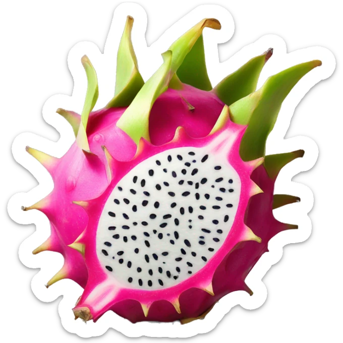 dragon fruit sticker