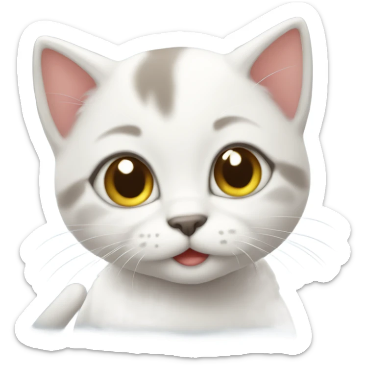 cute kitten sticker