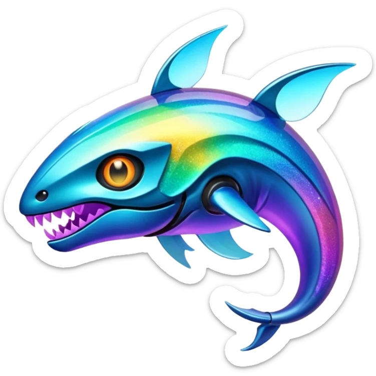  Epic legendary warm-colored fir fiery sunny rare glowing mechanical Shiny sparkly transparent bioluminescent luminescent vibrant bright pastel dark exotic iridescent colorful gradients futuristic modern metallic glossy glittery fantasy-cyber-Fakémon-Vernid-creature sticker