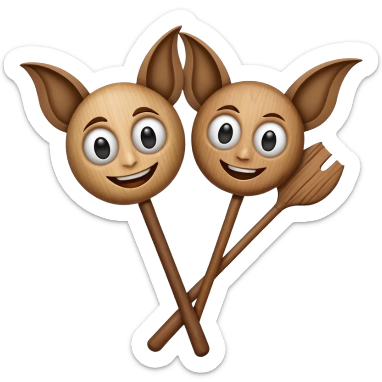 Tung Tung Tung Tung Tung Tung Tung Tung Tung Tung Tung Tung Tung Tung Tung Tung Tung Tung Tung Tung Tung Tung Tung Tung Tung Tung Tung Tung Tung Sahur (Palo De Madera Con Expresion De Humano Sonriendo Con 2 Ojos (Bate) Que Agarra Otro Bate) sticker