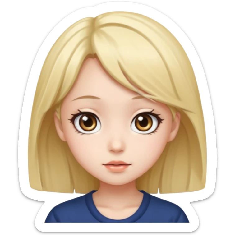 Аниме девочка sticker