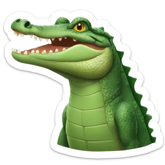 Crocodile sticker