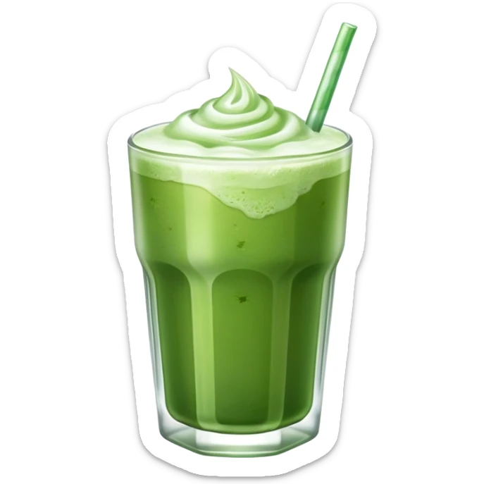 Iced matcha sticker
