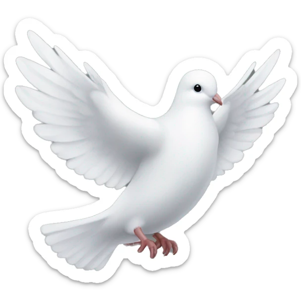 Dove classic sticker