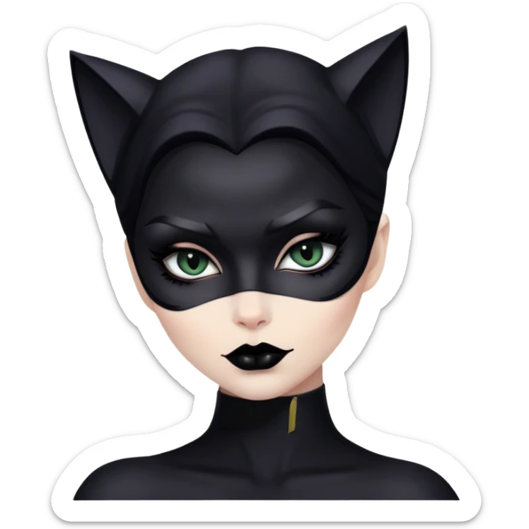 Catwoman face sticker