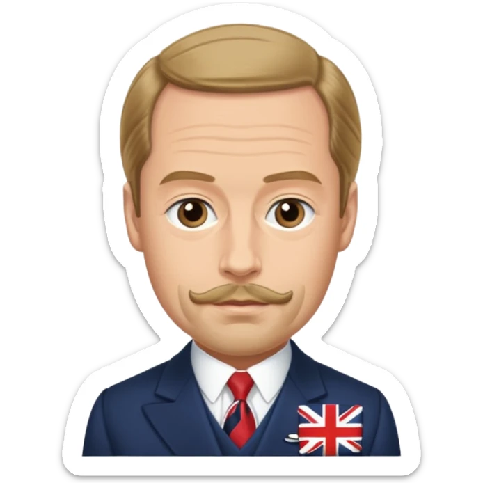 Prince George Duke Of Kent 4th Son of King George V sticker