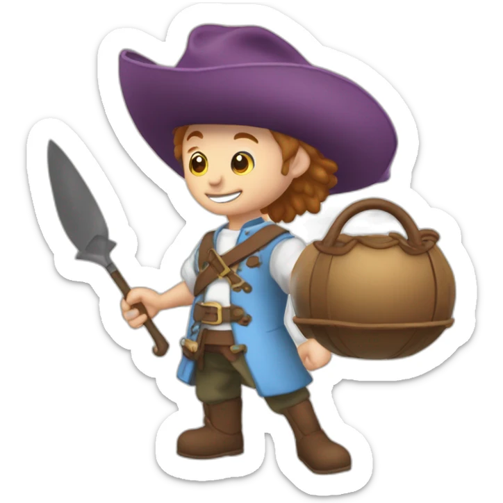 let's use a musketool to catch the egg eveybody say ohh toodles hmm a wonderful job a jamie no jammie is not a thing hmm you used a what tool we used hmm a bag right  sticker