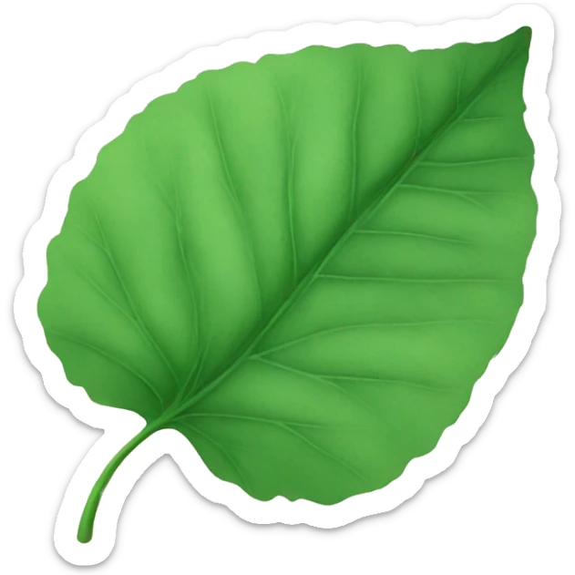 Leaf sticker