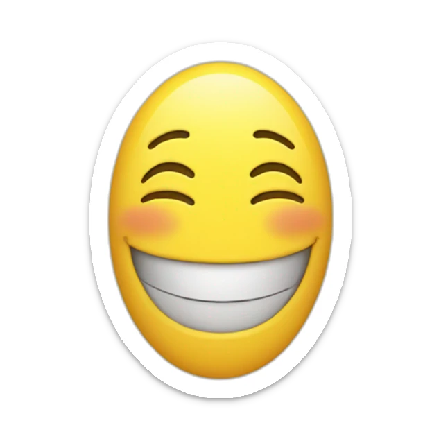 happy smiley sticker