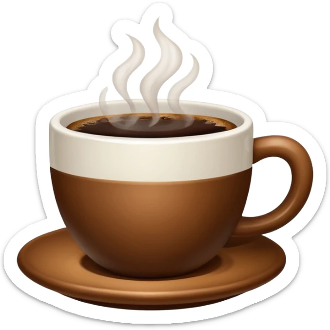 A cup of coffe sticker