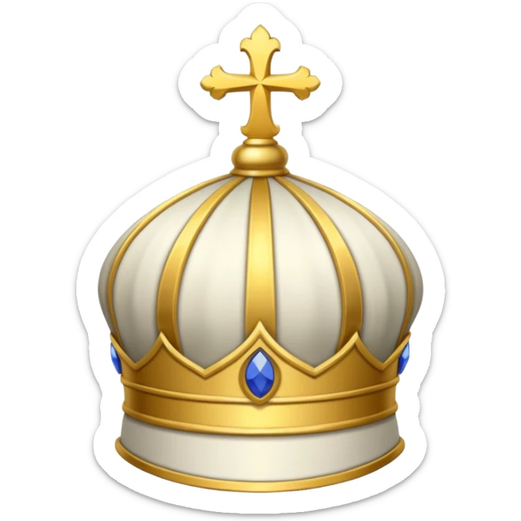 Make me a archbishop mitre I want a catholic mitre don’T put a human just the hat  sticker