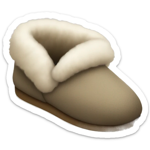 cozy slippers sticker