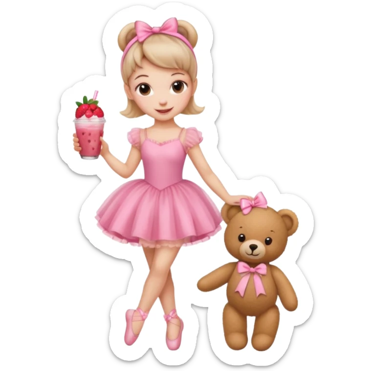 🐾🧋🩰🍓🧸 sticker