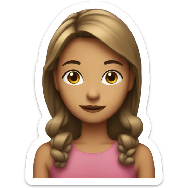 Girl sticker