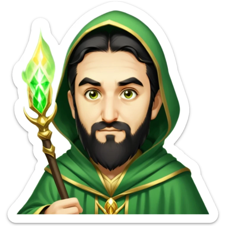 Verdant Wizard sticker
