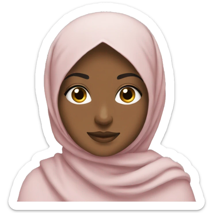 Hijabi clean girl sticker