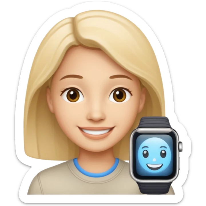 hazme un emoji de ayudando a una empresa a dejar de perder el tiempo atravez de la ia sticker