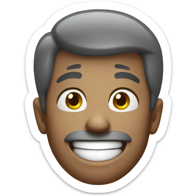 Cheerful emoji  sticker