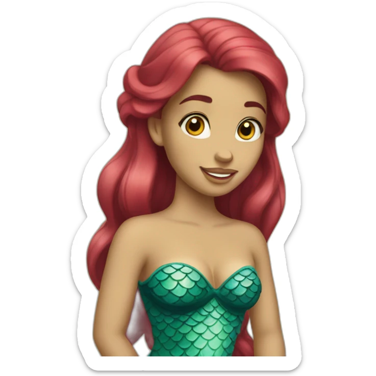Little mermaid sticker