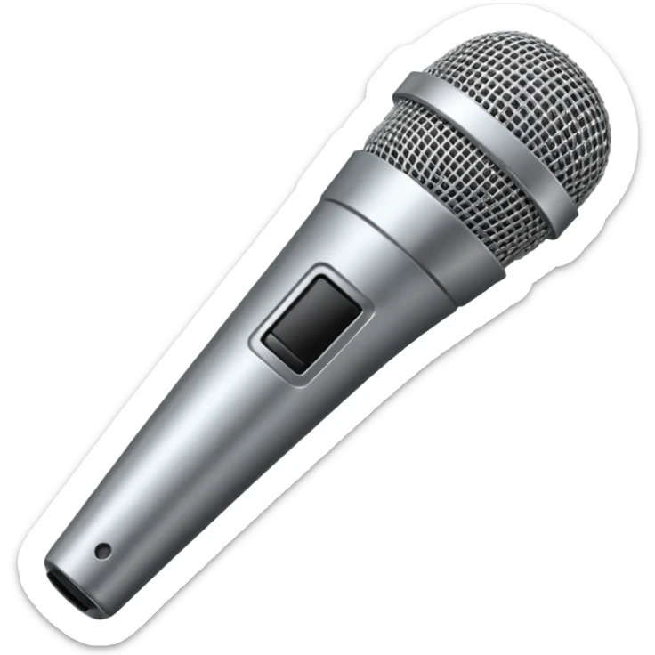 microphone sticker