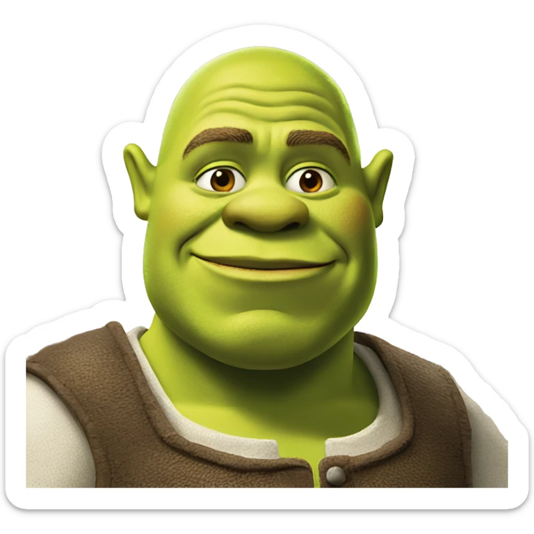 Shrek in the Netherlands sticker