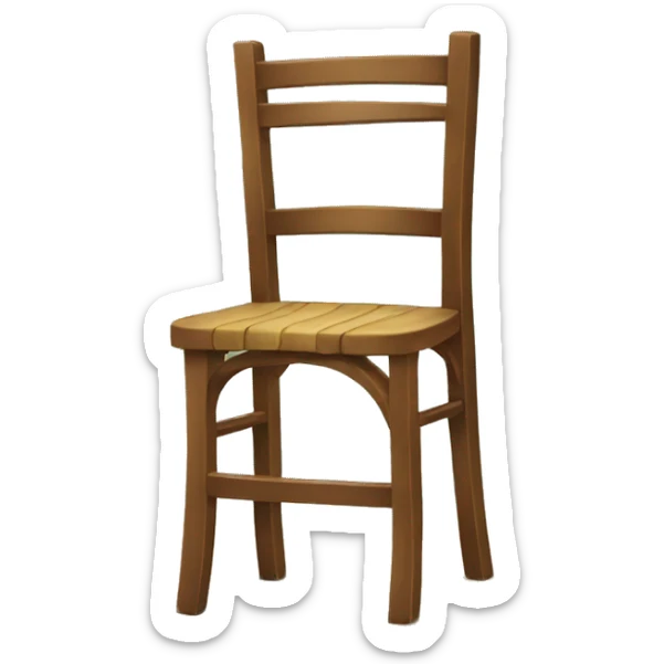 Broken chair sticker