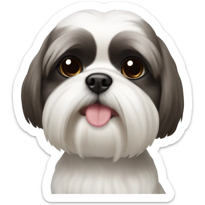 3 Shih tzus sticker