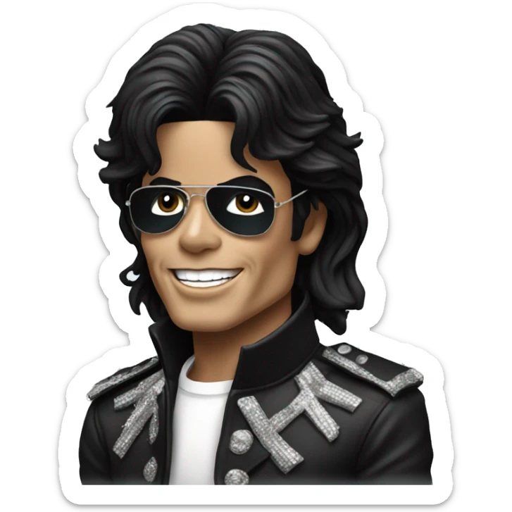 michael jackson sticker