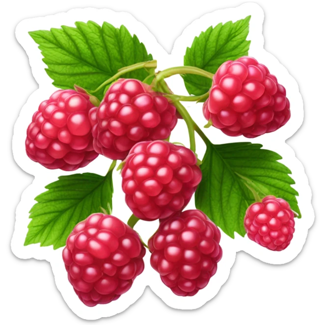 raspberry sticker