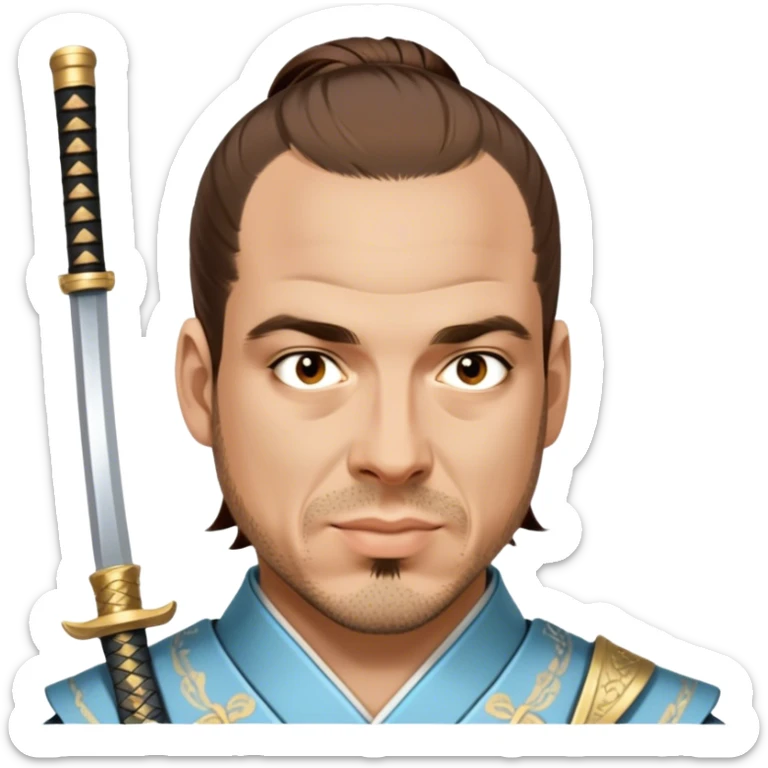 Elegant Samurai sticker