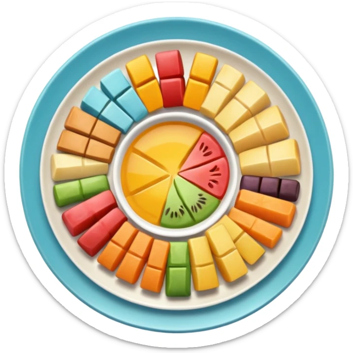 Aesthetic food sticker