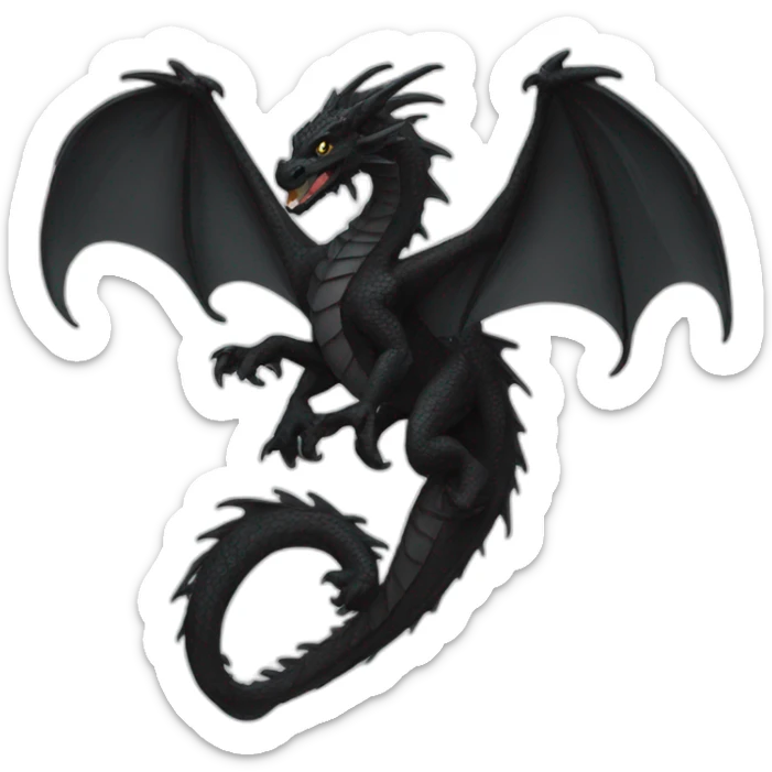 Black Dragon sticker