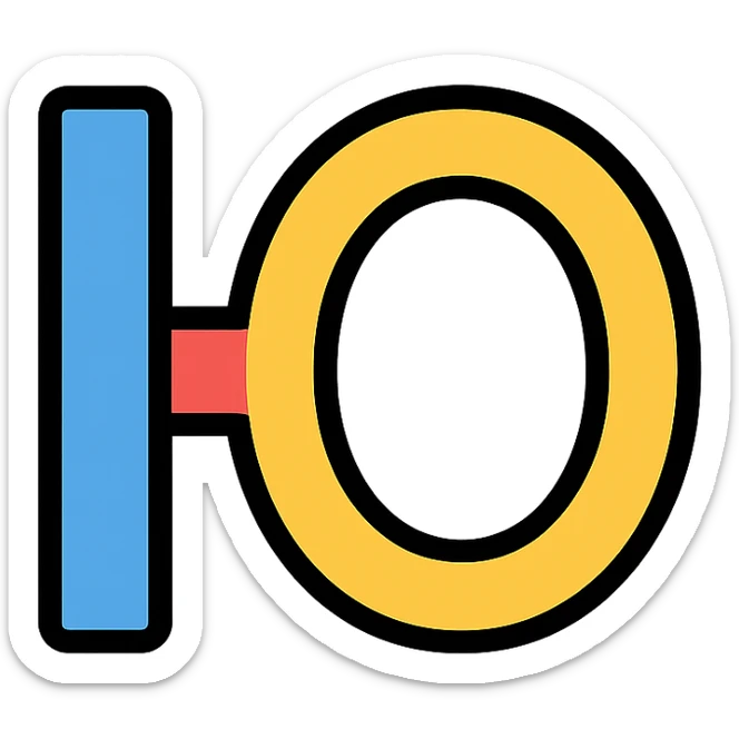 Ю in the style of the provided example sticker