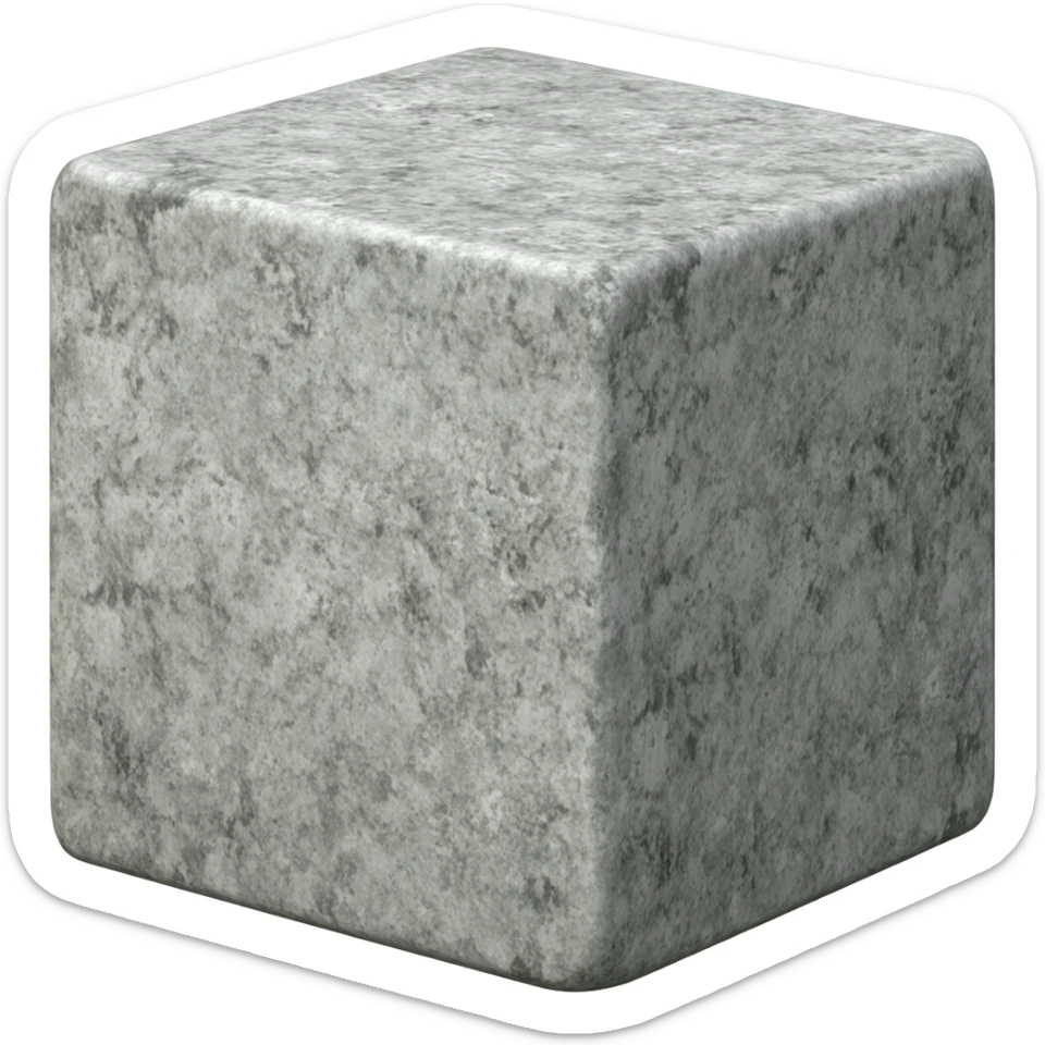 a block of Granite sticker