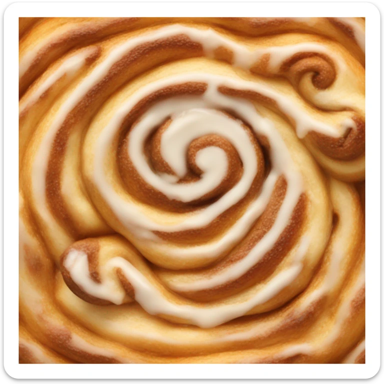 Cinnamon roll sticker