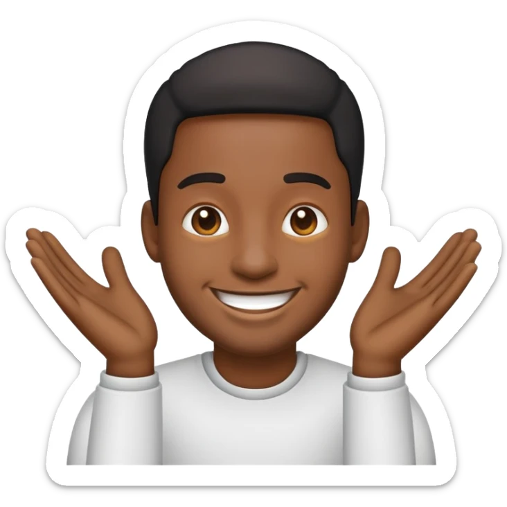 I want en emoji of the Dad, but been black sticker