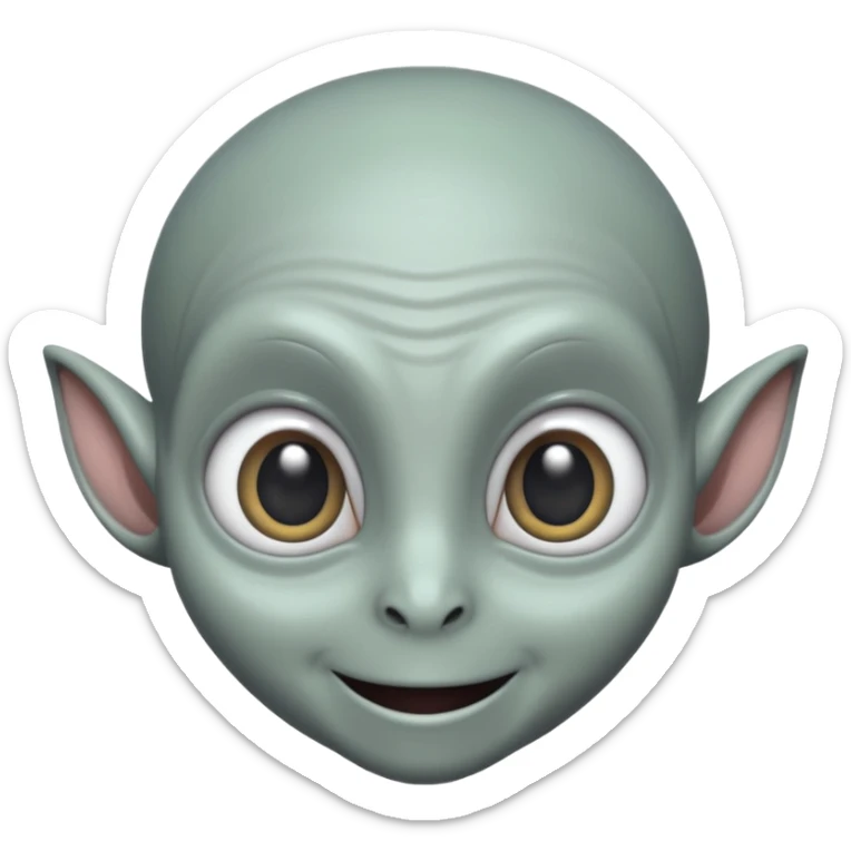 I want you to create an alien just like jaddu from movie koi mil gya sticker