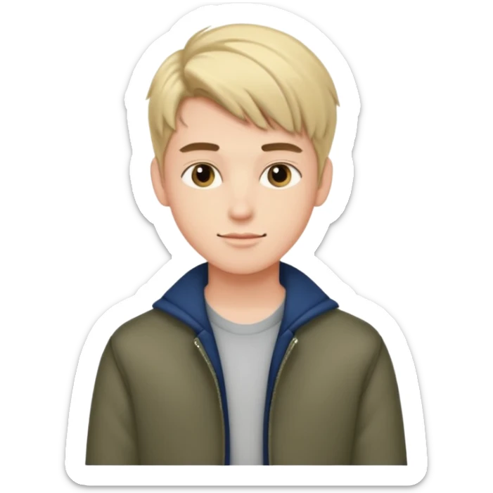 handsome and young teen pinterest boy good at fashion. popular among 'that brat girl' sticker