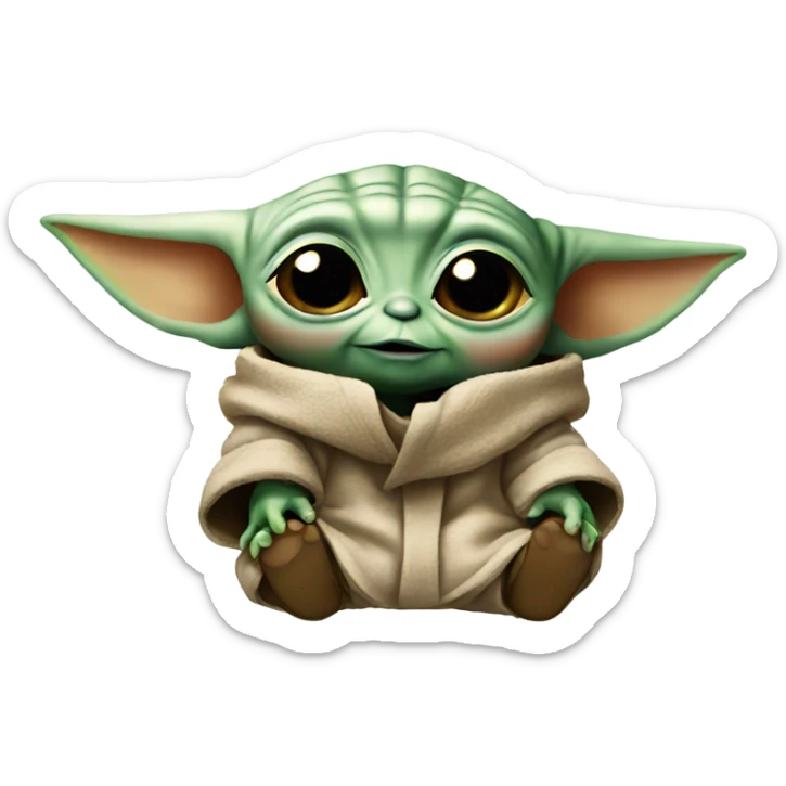 baby yoda sticker