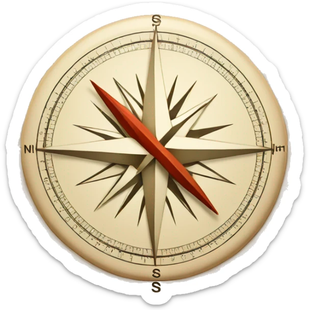 compass sticker