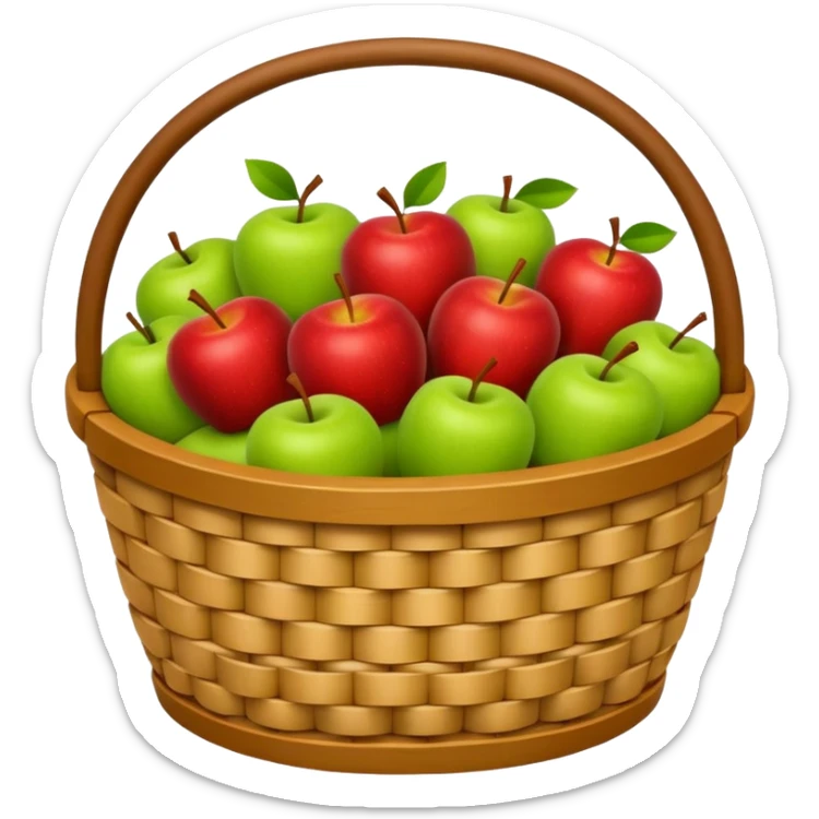 Apple Basket sticker
