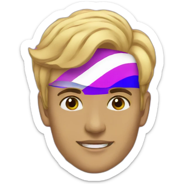 bisexual flag sticker