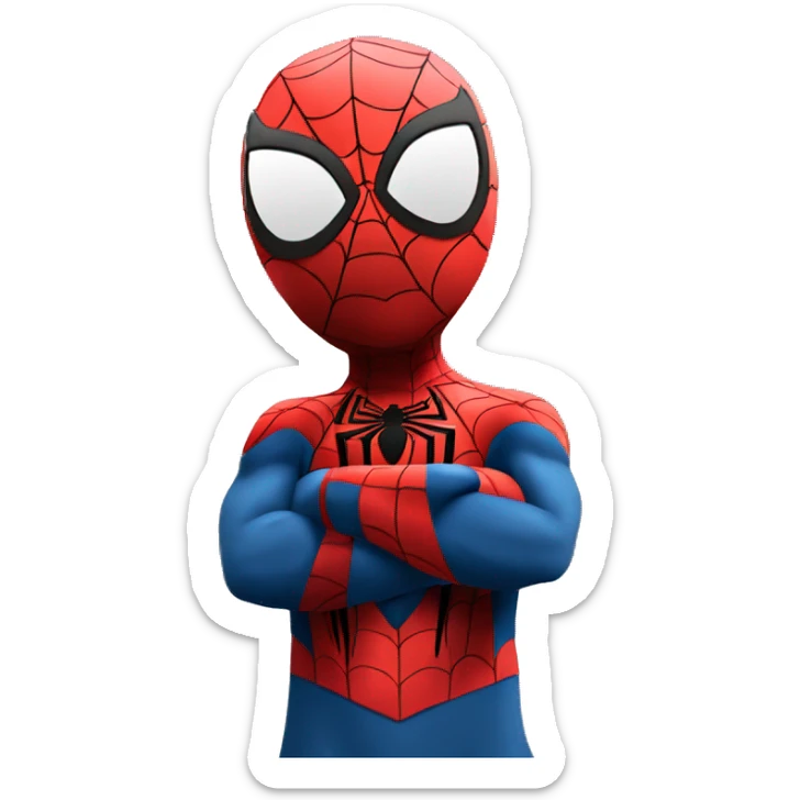 Spiderman con corazón  sticker