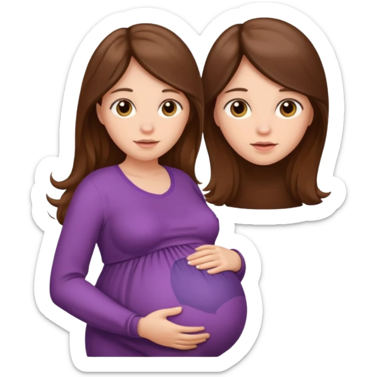 

Pregnant woman with long brown hair and fair skin

 sticker