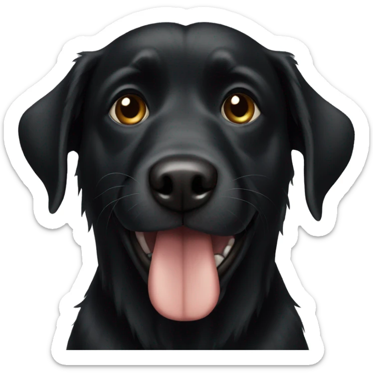 Black Dog  sticker
