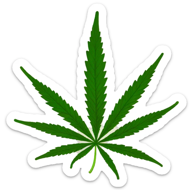cannabis sticker