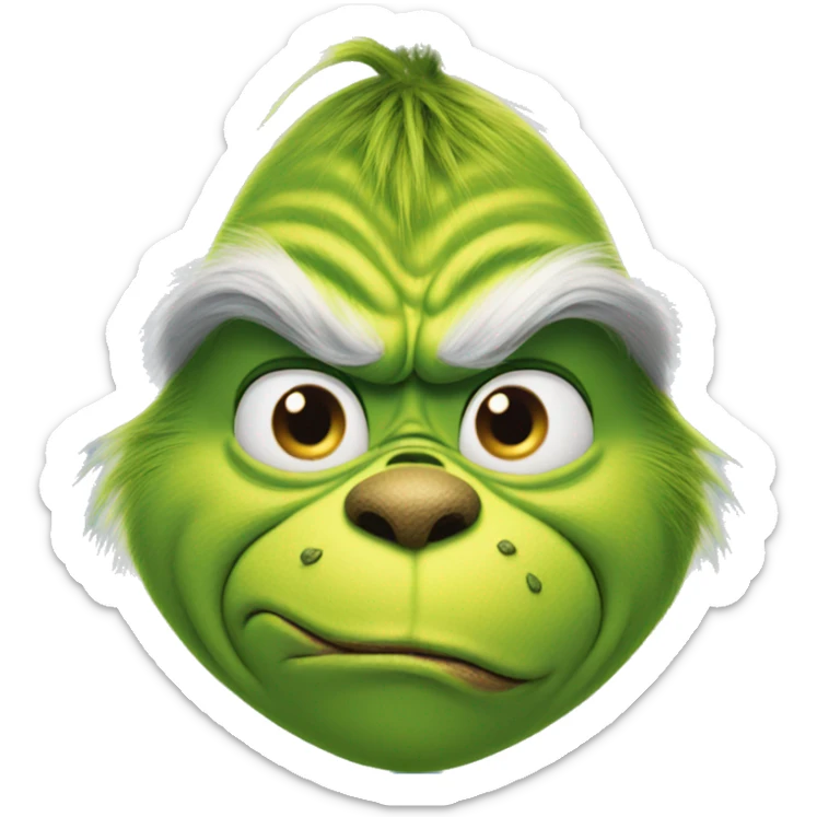 The grinch  sticker