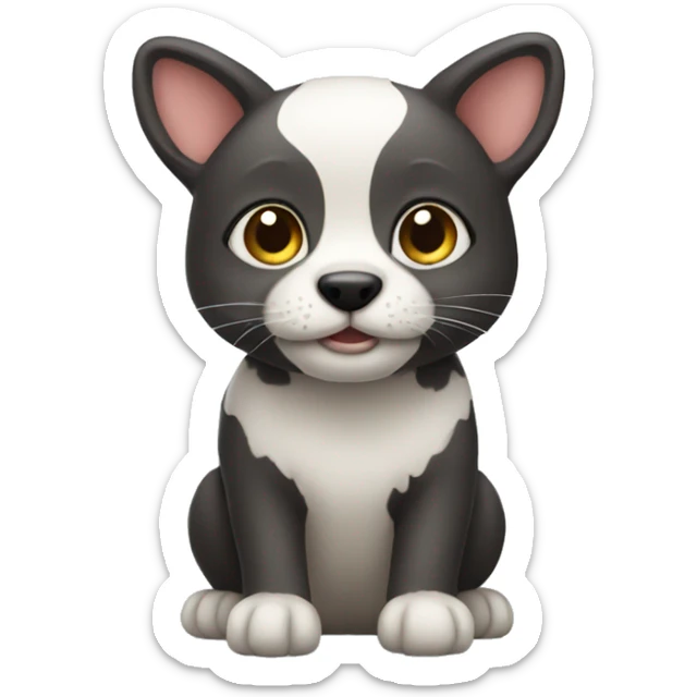 Cute animal sticker